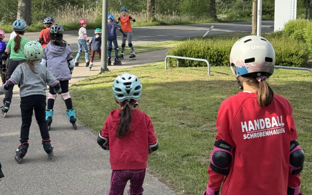 Große Inlineskating-Begeisterung