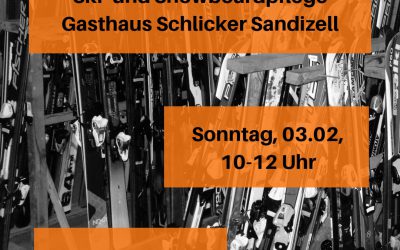 Ski- und Snowboardpflege