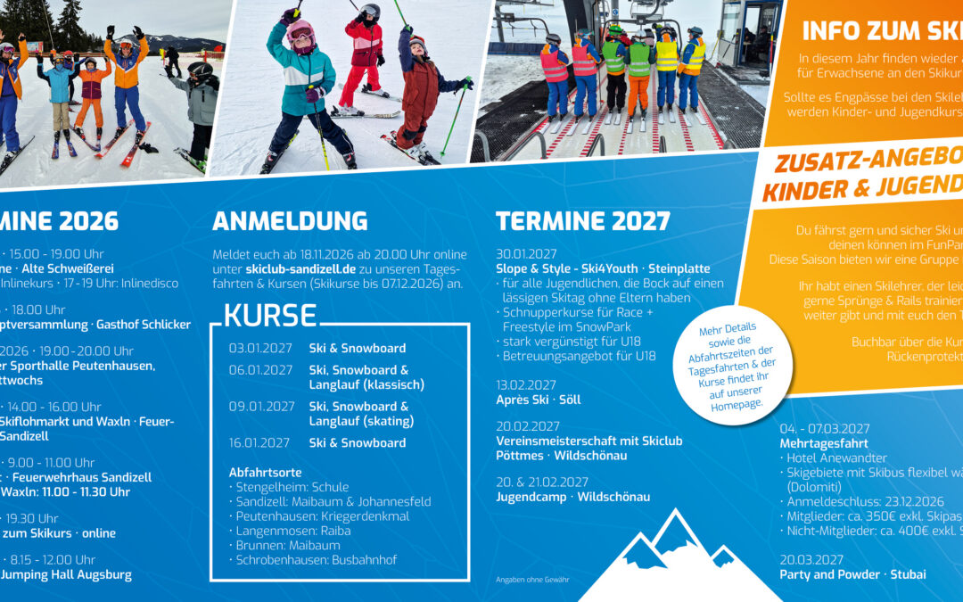 Unser Winterprogramm 2026/2027 ist da!